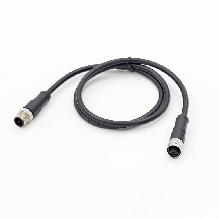 M12 T Kodowany mężczyzna żeński kabel