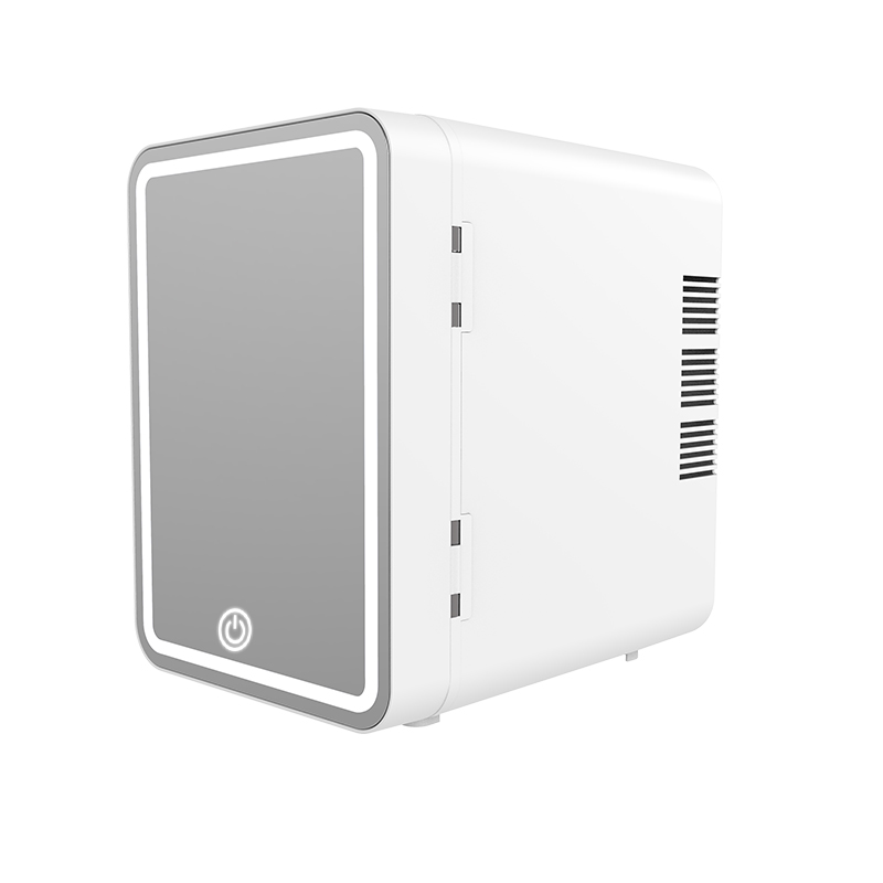 Nevera para el cuidado de la piel con espejo con luz LED regulable