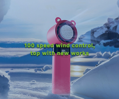 Cutting edge technology cooling fan by hand