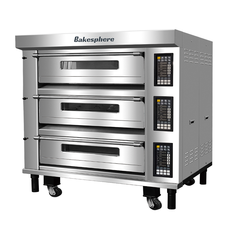 Commercial Electric Wire Deck Oven Bread Oven - 3 Deck 12 Trays