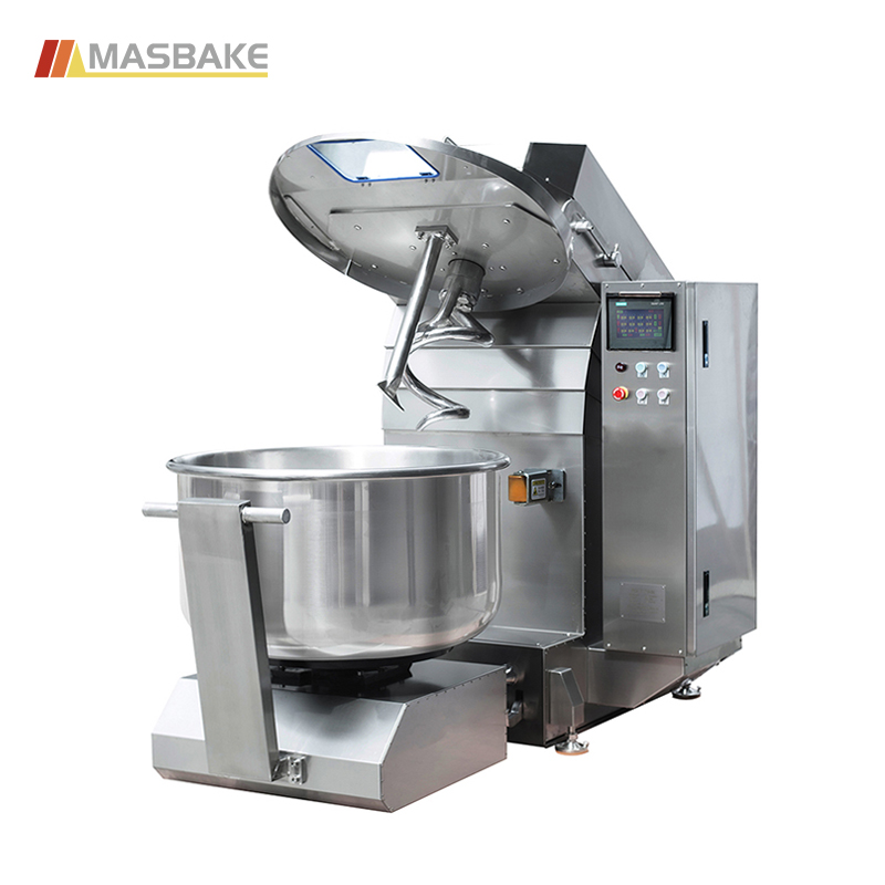 Barrel-removable 125KG Bread Dough Spiral Mixer