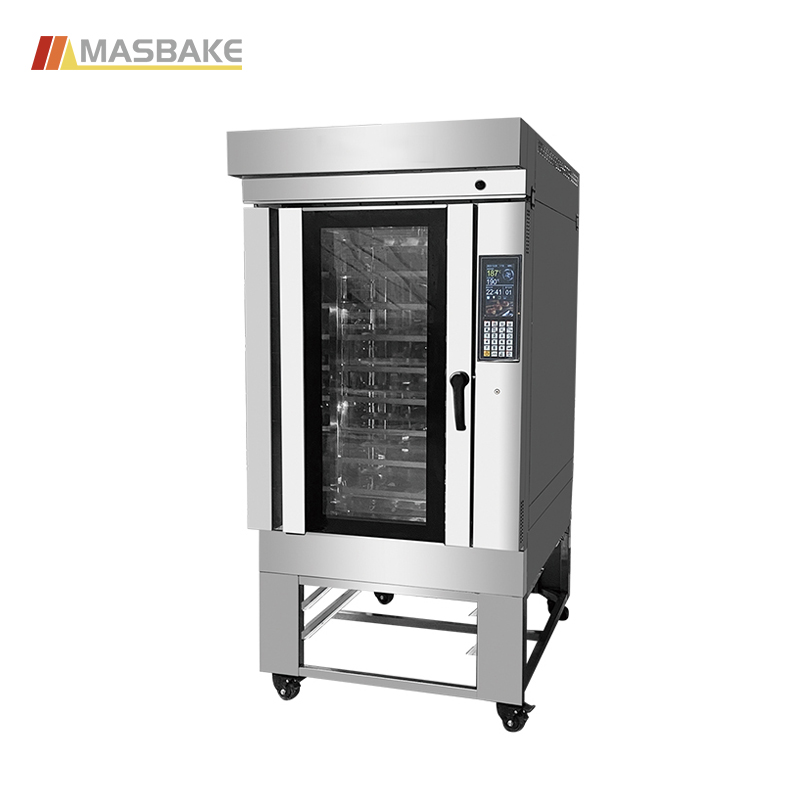 Bakery Gas Convection Oven 10 Trays Rotating Rack Oven