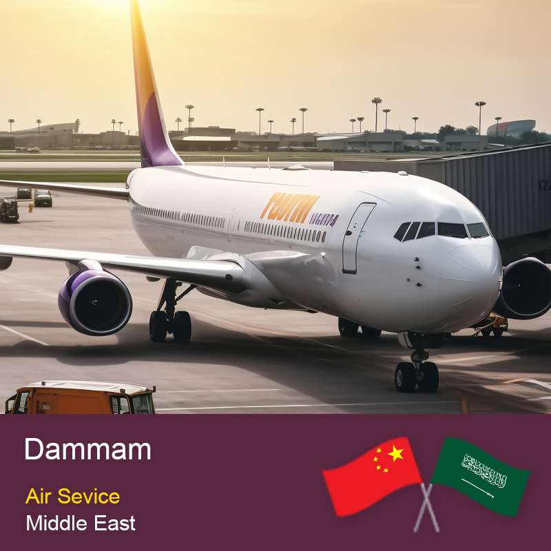 China to Dammam Air Freight Double Clearance and Tax Included Service