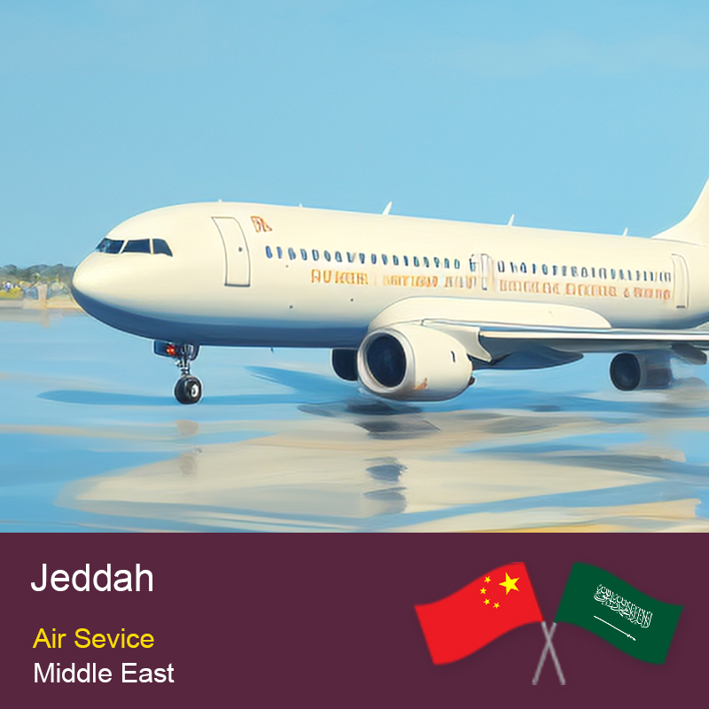 Servicios de carga puerta a puerta desde China a Jeddah
