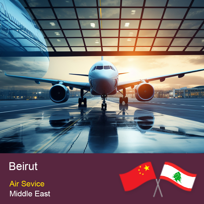 China to  Beirut air freight line 