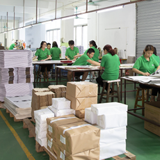 Producción de productos en papel