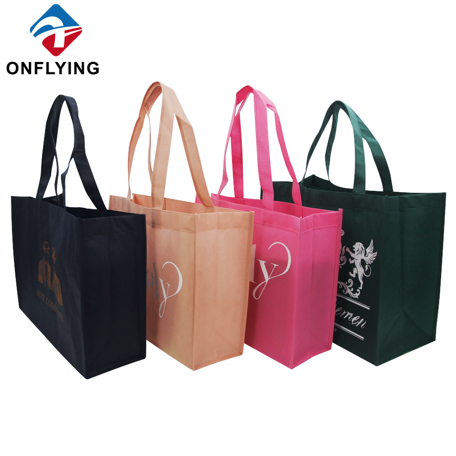 Chine Sacs à provisions d'emballage non tissé sur mesure portable Fabricant en gros fabricant