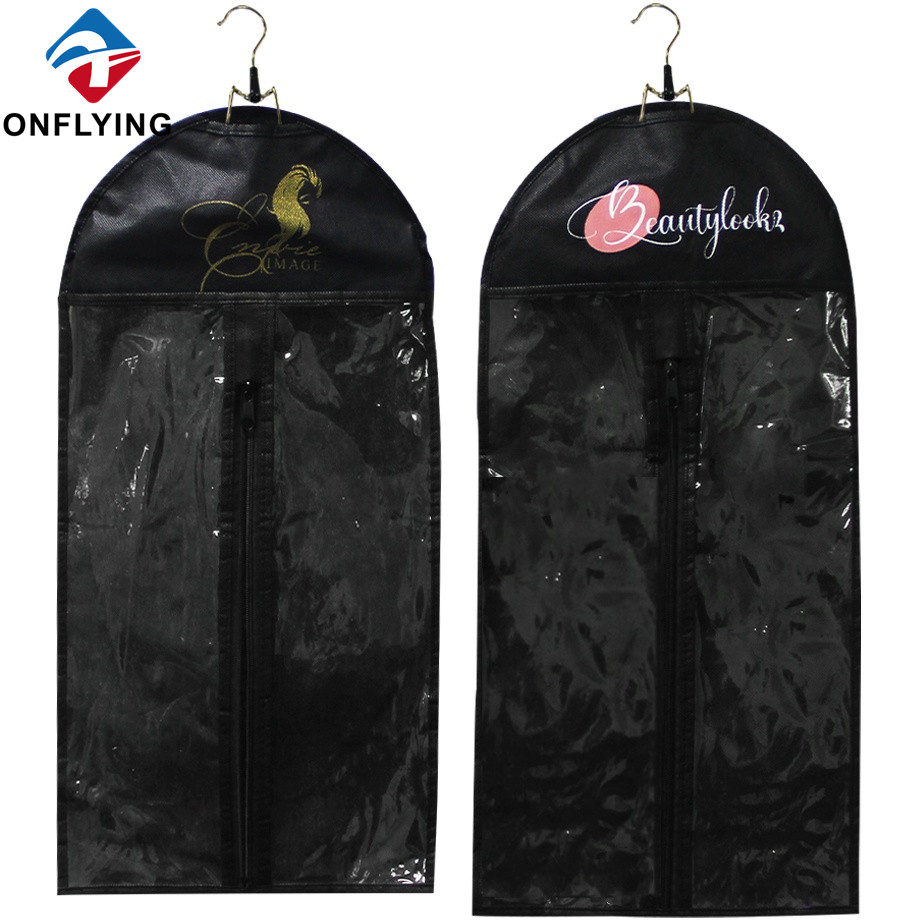 織られていないカスタムヘアエクステンションクリアウィッグストレージバッグファクトリーサプライヤー