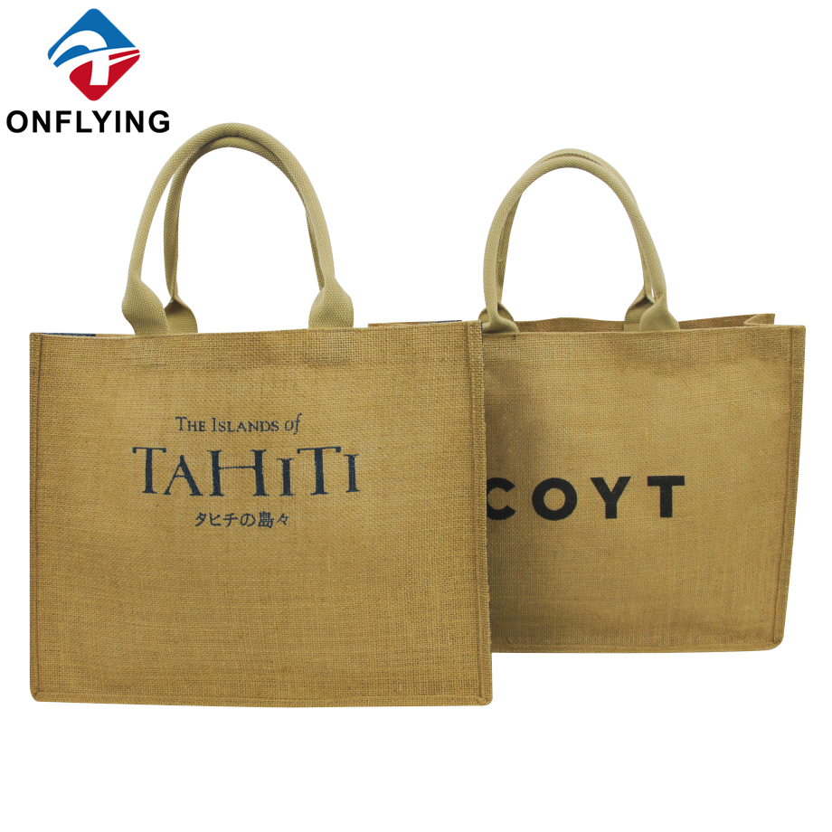 防水カスタム女性には、高級ジュートバッグサプライヤーメーカーを搭載しています