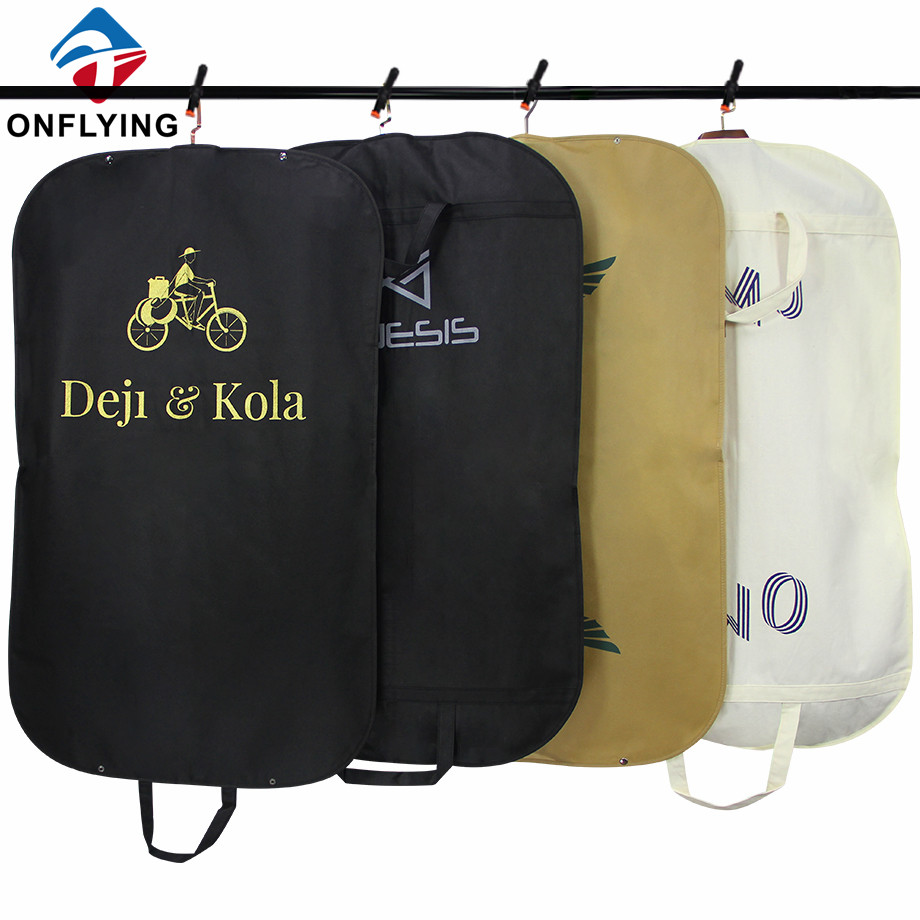 Canvass Custom Clothes Luxury Garment Coat Cotton Bags Factory Supplier