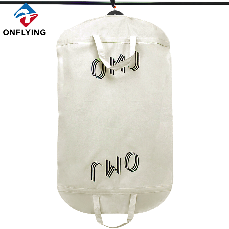 Chine Luxury Custom Natural Televass Garment Cotton Dust Sac Fournisseur d'usine fabricant