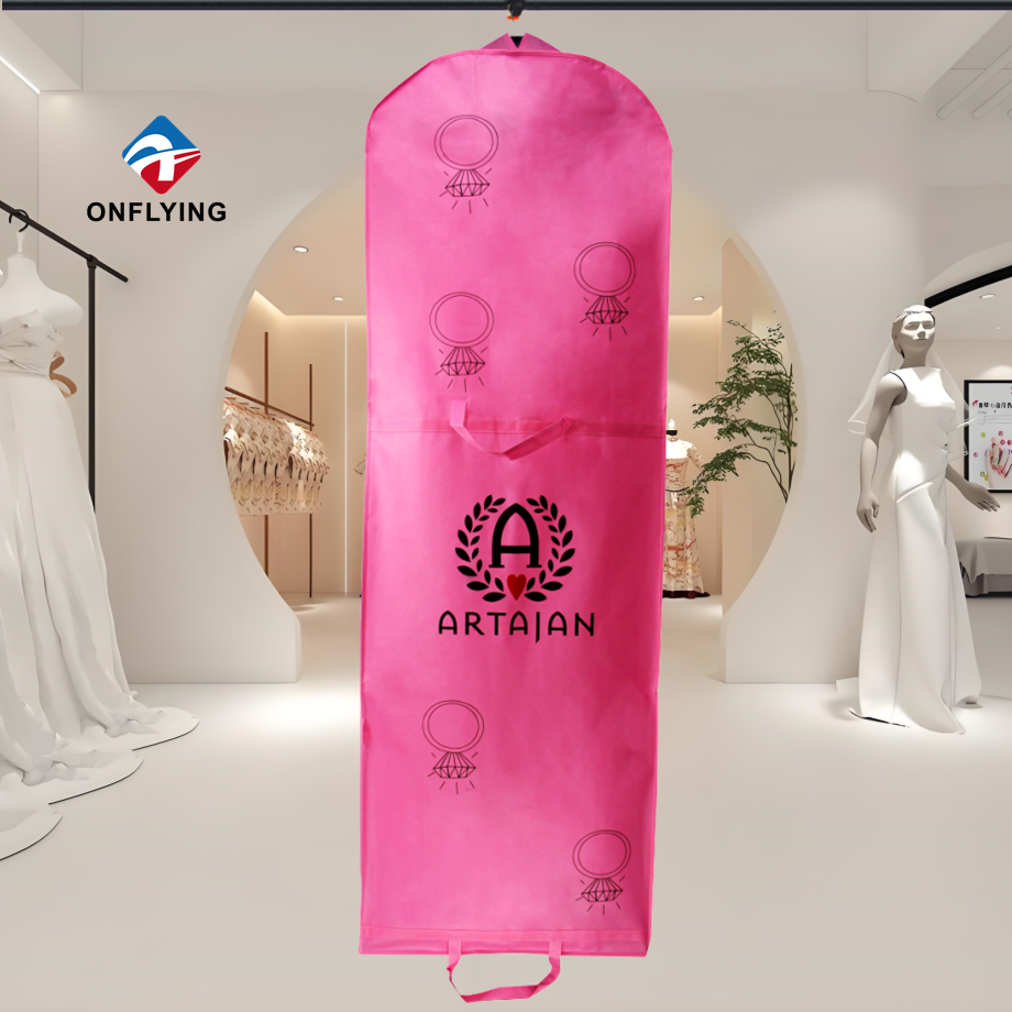 折りたたみ可能なカスタム織られていないブライダルドレスカバーバッグファクトリーチャイナ