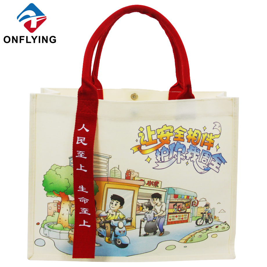 女性はカスタムキャンバスカスタムトートバッグ卸売メーカーを運びます