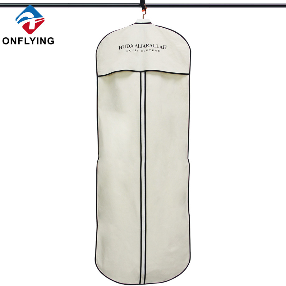 高品質の服衣服ウェディングドレスコットンキャンバスバッグ中国のサプライヤー