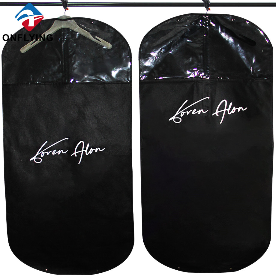 熱い売りの黒い服のダストカバーディスプレイ透明な衣服袋パッケージファクトリーサプライヤー