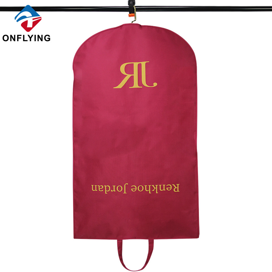 豪華な厚いカスタム衣服ワインレッドオックスフォードバッグ防水工場のサプライヤー