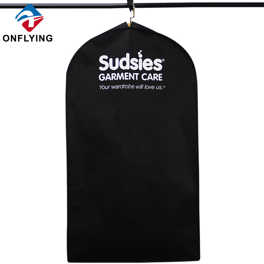 生分解性の衣服のカバー織られていないスーツ服の収納バッグ工場のサプライヤー