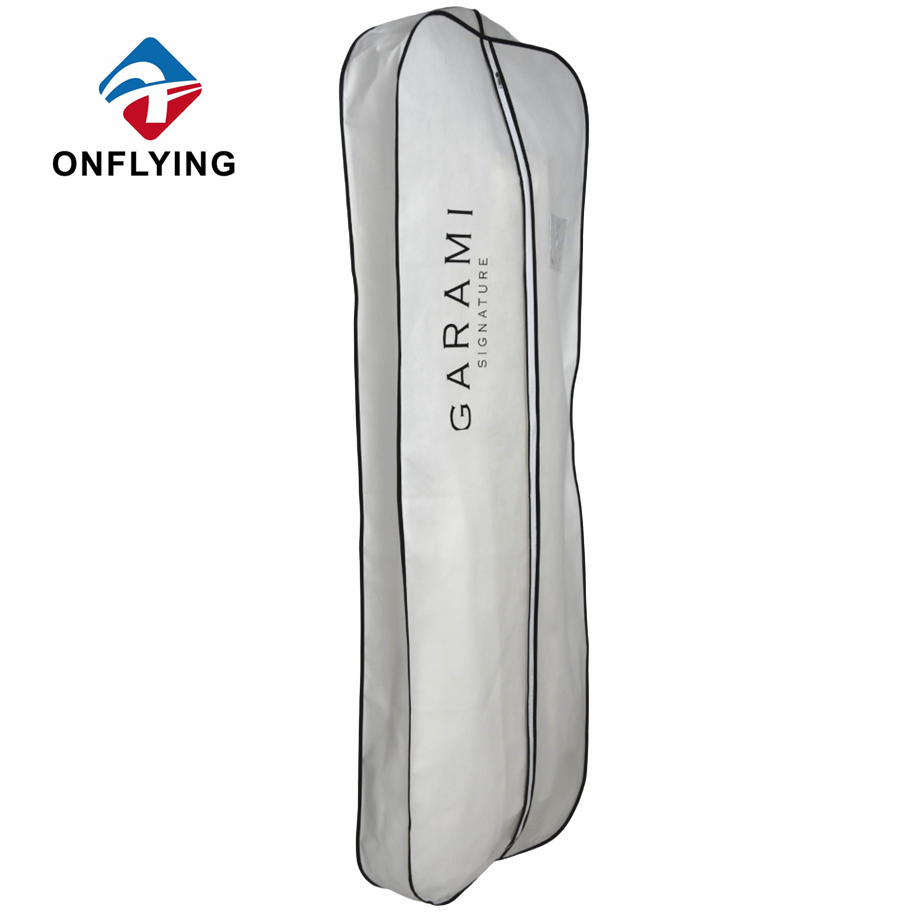 非織生の生地超長いカスタムカスタム衣類花嫁のガウンウェディングバッグファクトリーサプライヤー