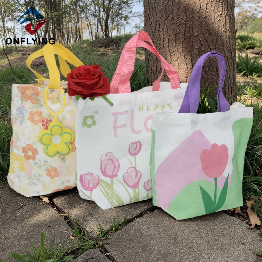 耐久性のある環境に優しいカスタムポータブルキャンバストートバッグ中国メーカー