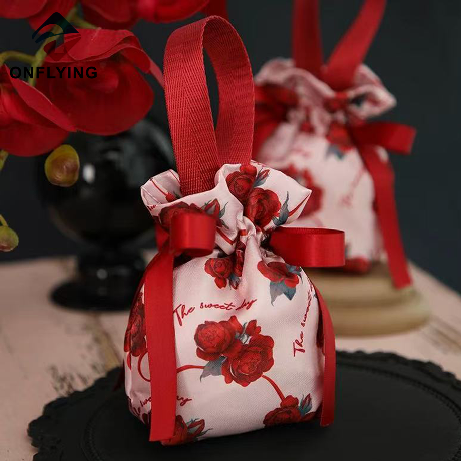 カスタムラグジュアリー多機能ストレージサテンドローストリングバッグチャイナファクトリー