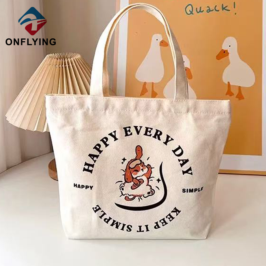 カスタムプリントロゴエコに優しい再利用可能なコットンショルダーバッグチャイナファクトリー