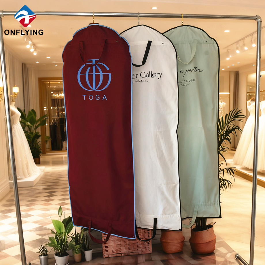 ハイエンドのモスリン ブルゴーニュ コットンのウェディング ドレス バッグのカスタマイズされた工場中国