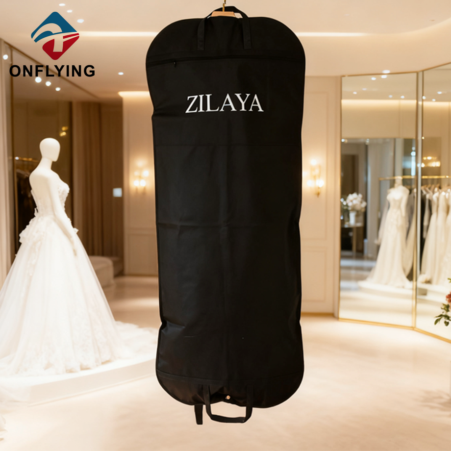 豪華なエクストラ ロング ガウンの結婚式の不織布ブライダル ドレス バッグ中国のサプライヤー
