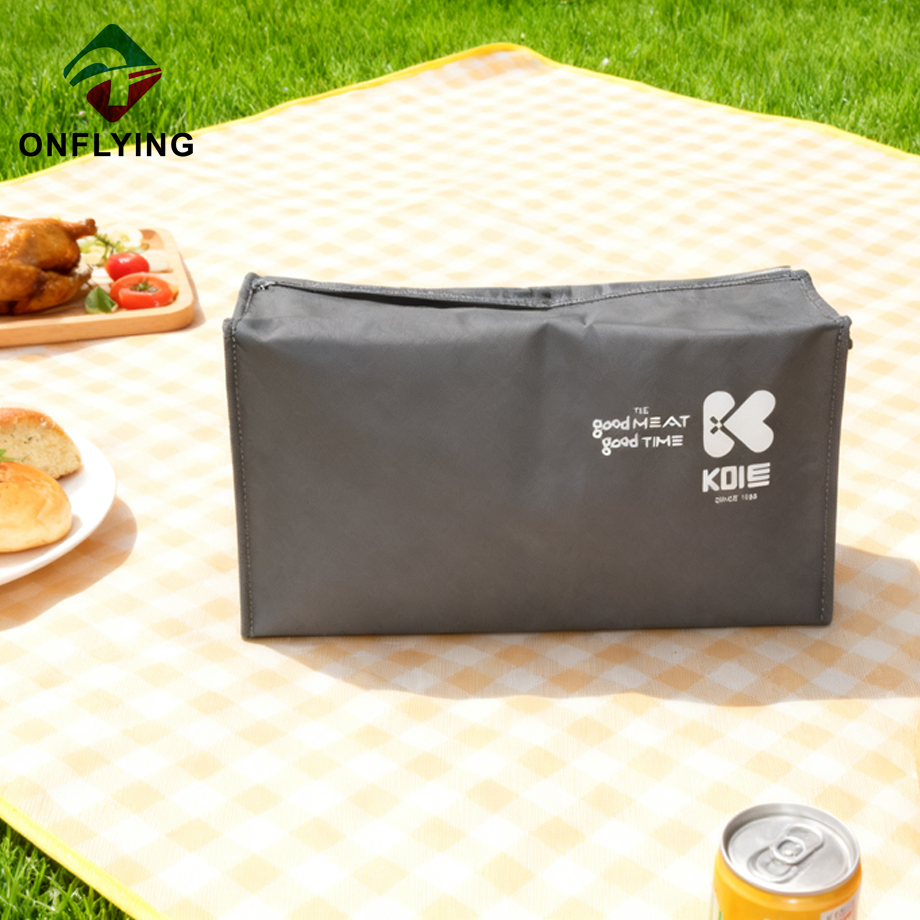 Usine de Chine de sacs isolés faits sur commande de livraison de nourriture thermique de grande capacité