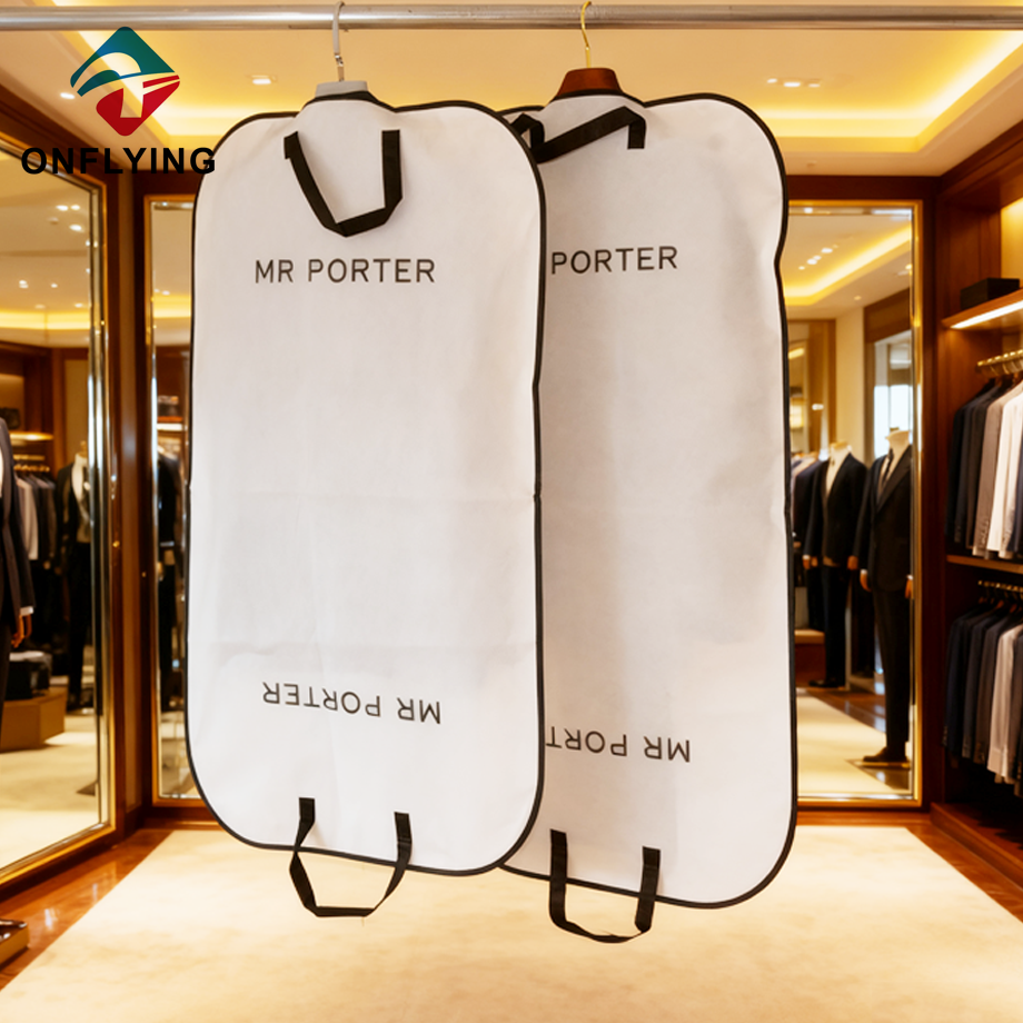 高品質男性防塵ブランド高級スーツ カバー バッグ中国サプライヤー