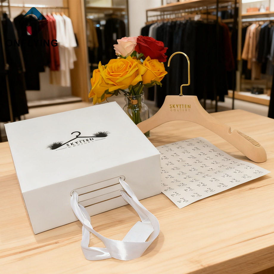 白いカスタム硬質プリントロゴギフト包装カートンボックス中国工場