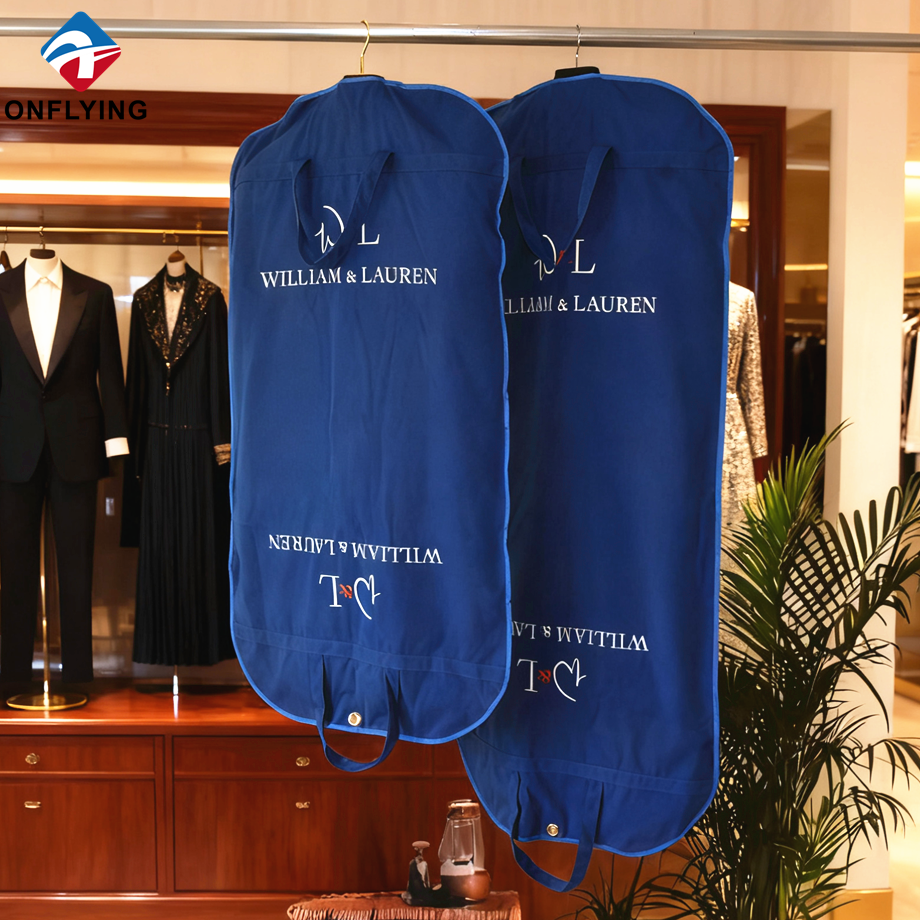 Fashion Recyclable Dustproof Garment Cotton Coat Suit Cover Bags manufacturer China