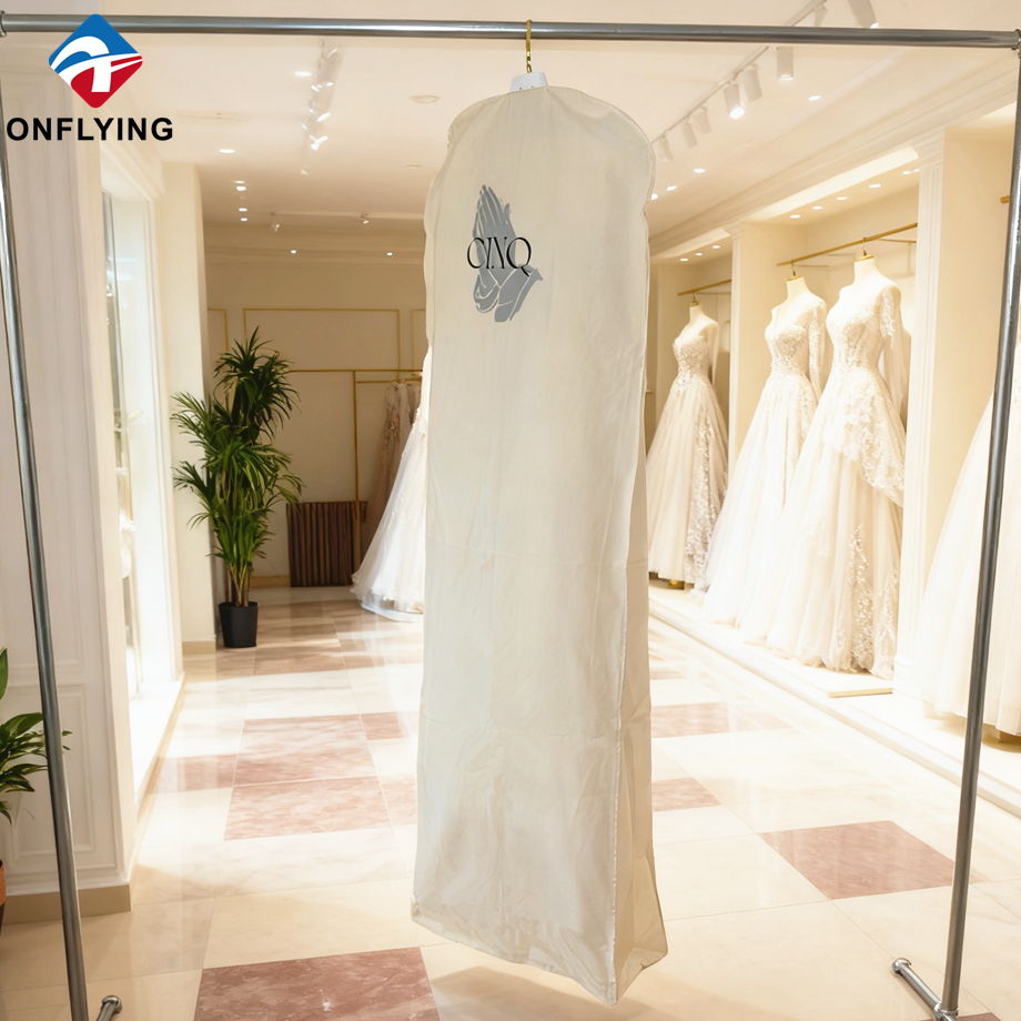 Boutique vêtements vêtement robe de mariée coton robe de mariée sacs personnalisé fournisseur usine