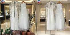 Housse de robe de mariée imperméable de qualité supérieure : respectueuse de l'environnement et vente chaude