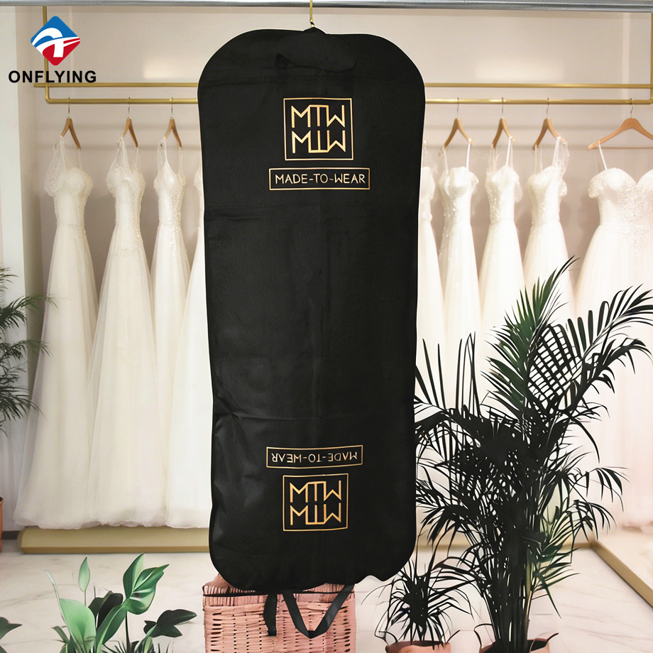 Multi-functional Portable Black Bridal Gown Storage Bag Factory China