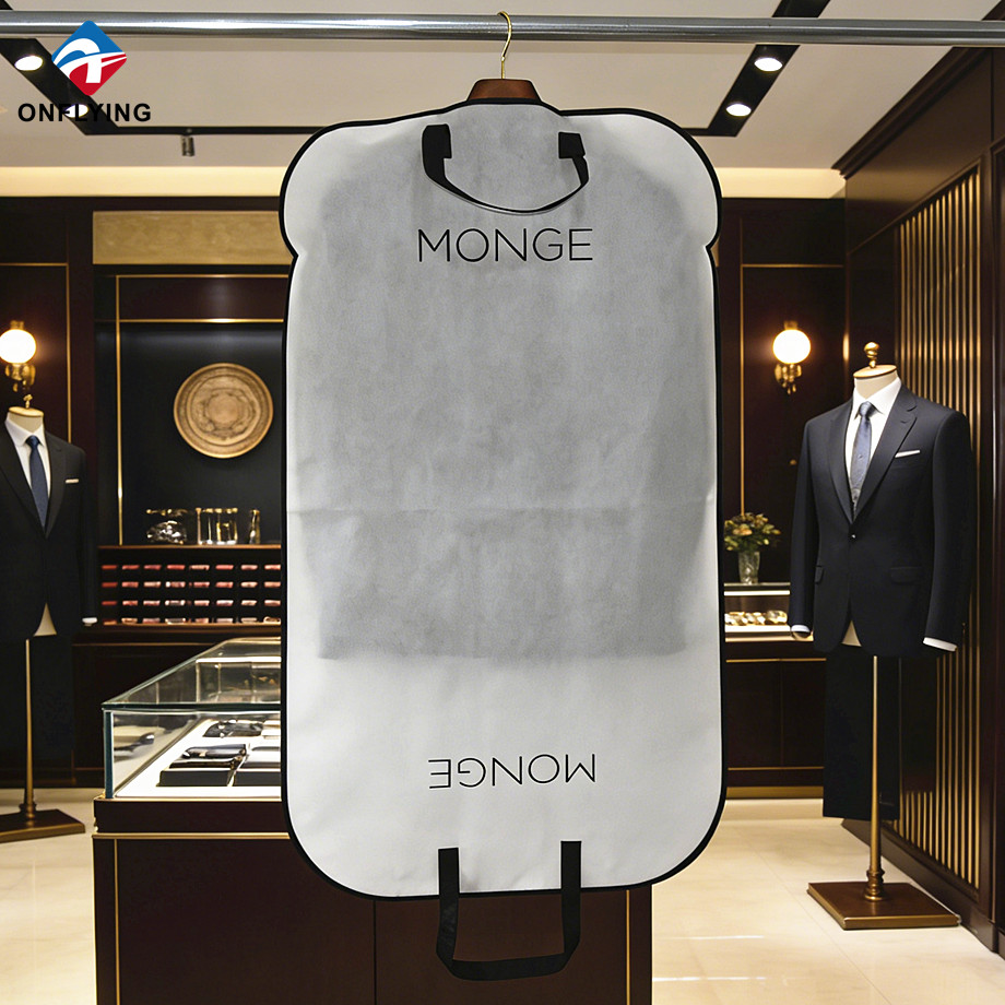 High Quality Luxury Multifunction Dustproof Breathable Non Woven Suit Garment Bag Factory China