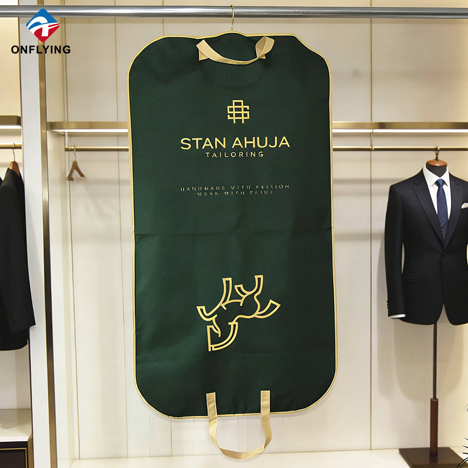 Foldable Recycled Fabric Customized Garment Oxford Suit Packing Cover Supplier China