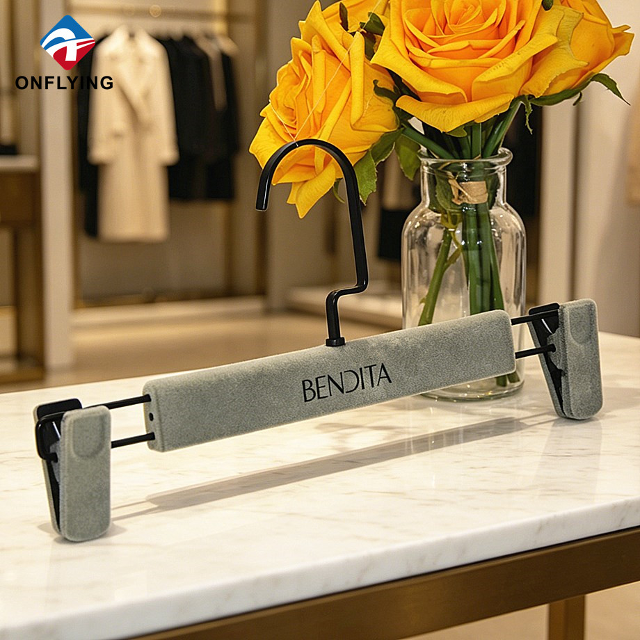 بيع مصنع فاخر شعار مخصص هوك مربع السراويل المخملية الرمادية مع مقاطع مصنع الصين