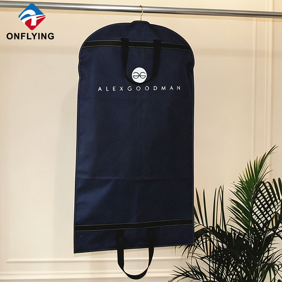 Vente chaude anti-poussière hommes bleu profond non tissé costume poussière emballage couverture fabricant Chine
