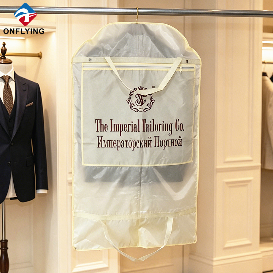 Custom Strong Heavy Duty Handles Storage Travel Vibrant Polyester Suit Cover Factory China - COPY - ilphsm