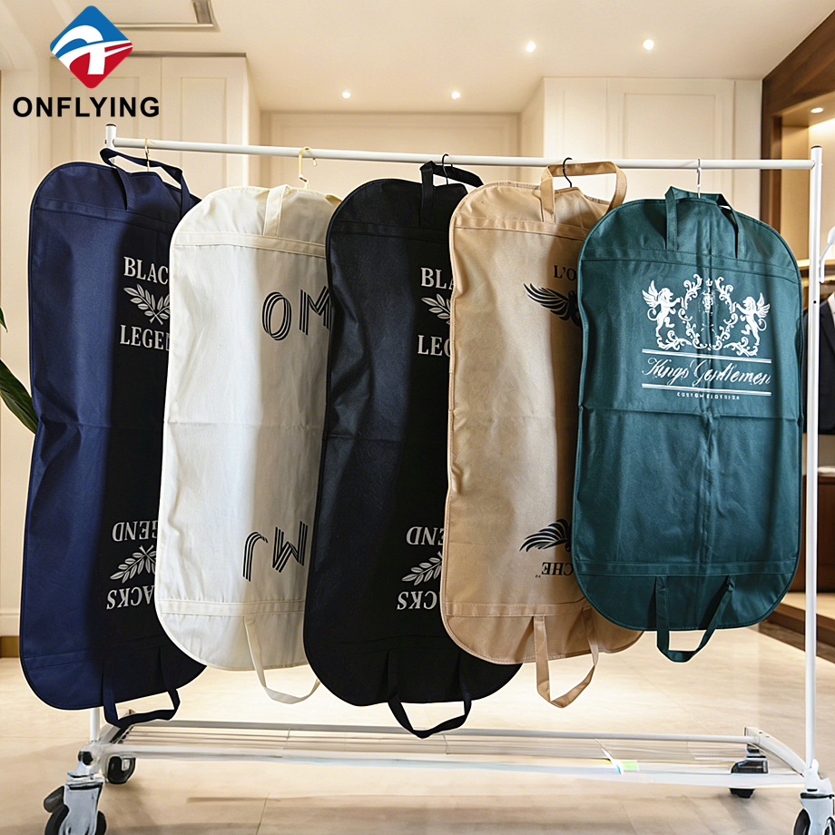 Ensemble de housse anti-poussière de vêtement non tissé coloré de costume pour hommes de différentes tailles portables durables fournisseur Chine