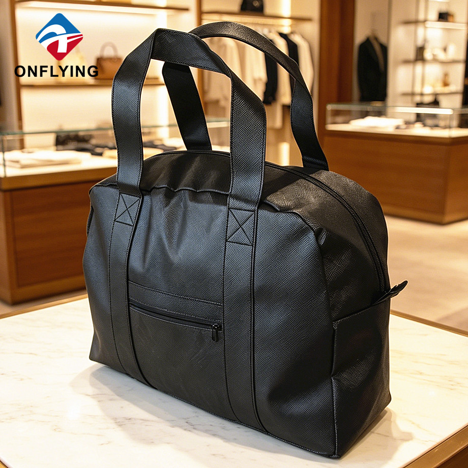 Bolsa de viaje personalizada no tejida laminada para viaje de negocios de gran capacidad y duradera Proveedor China