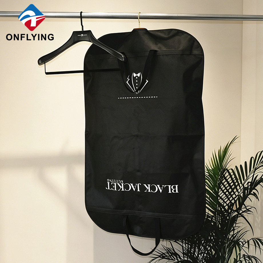 High Grade Suit Boutique Reusable Custom logo Garment Non Woven Suit Storage Cover Supplier China