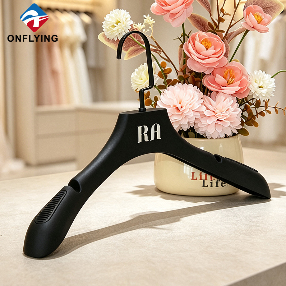 High Quality Plastic Bridal Gown Abaya Custom Sturdy Dress Plastic Hanger Manufacturer China