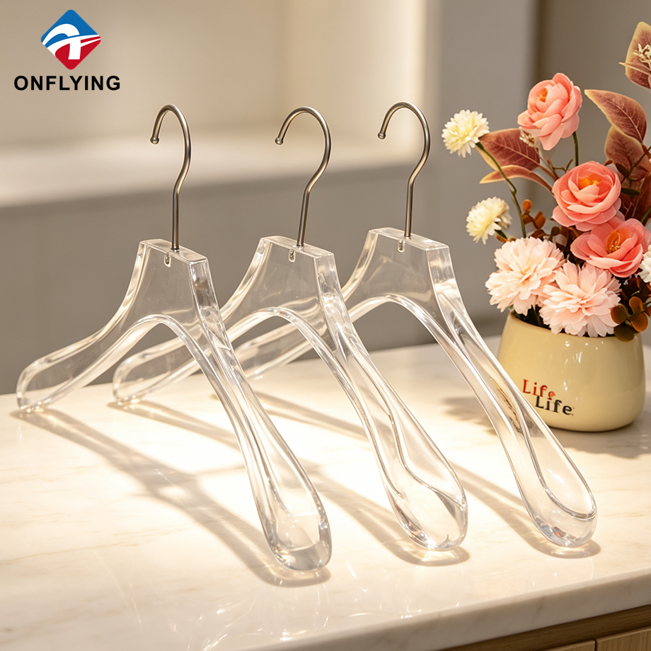 Durable Wear-resistant Smooth Glossy Surface Sturdy Transparency Acrylic Hanger Manufacturer China - COPY - i6w4g2