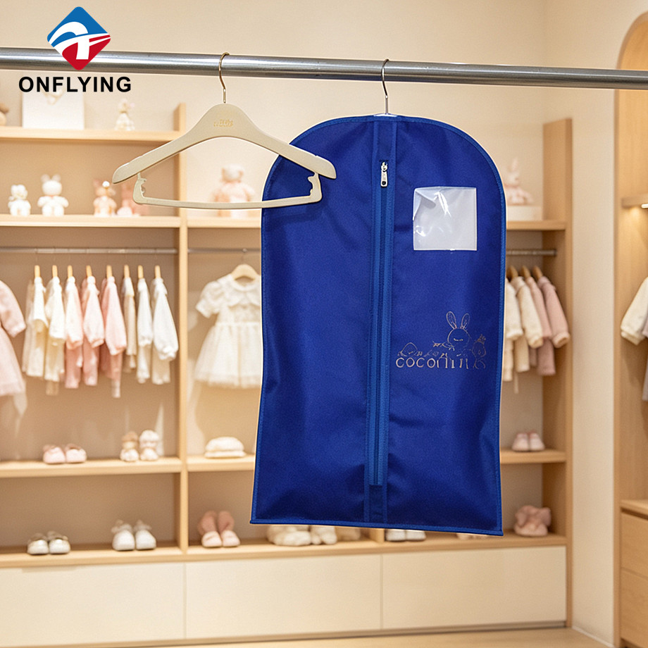 El OEM respetuoso del medio ambiente de la ropa apoyó la fábrica a prueba de polvo impresa historieta linda del portatrajes del niño China