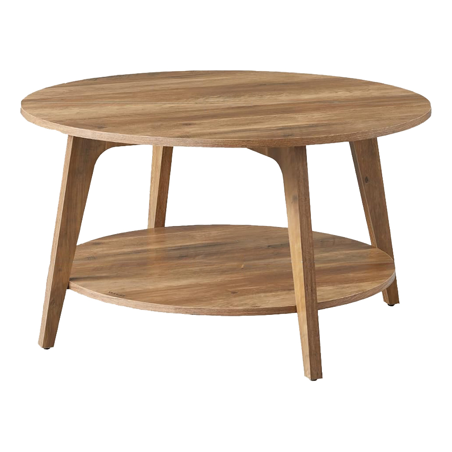 Wholesale Round Coffee Table, 2 Tier Coffee Table with Storage