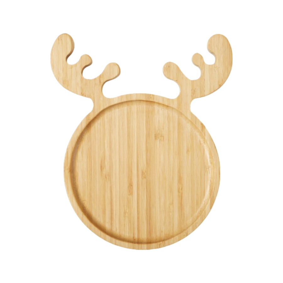 Wholesale Christmas Reindeer Decorative Wooden Serving Tray - Snack & Appetizer Tray
