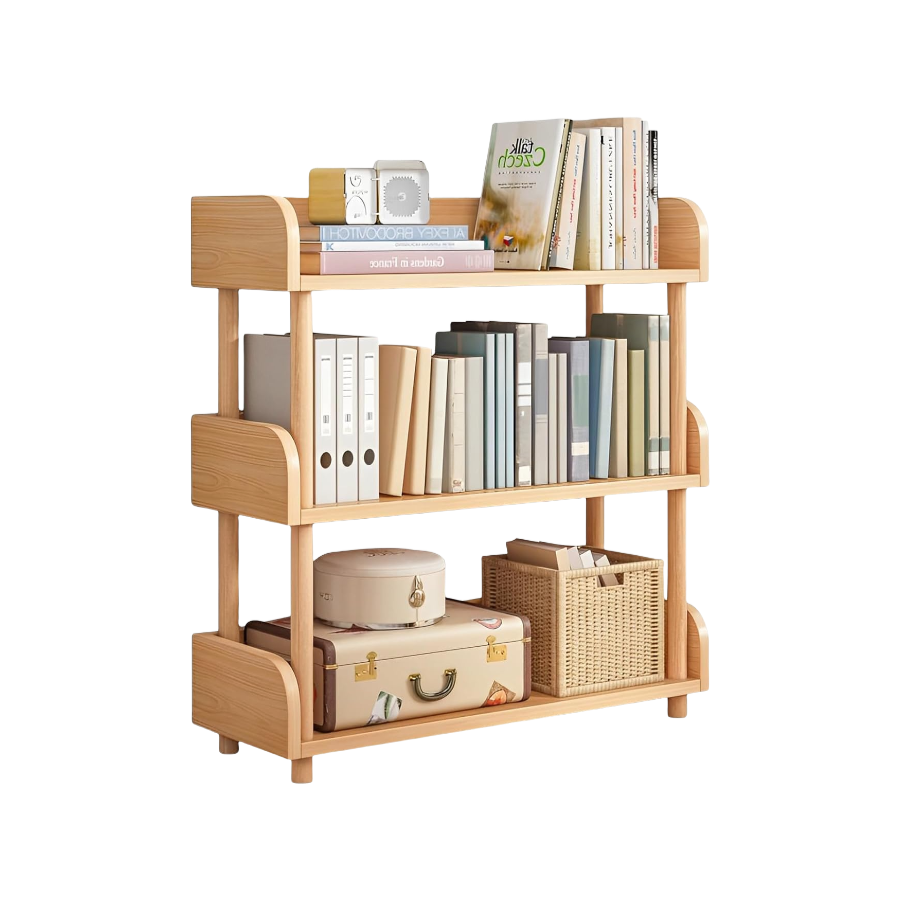Wholesale Wooden Open Bookcase, Modern Display Bookshelf