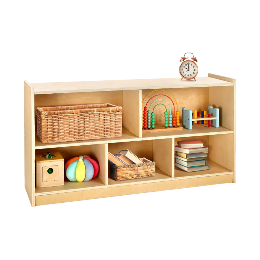 Wholesale Wooden Storage Cabinet, Montessori Bookshelf, Kids Toy Storage Organizer Book Shelf