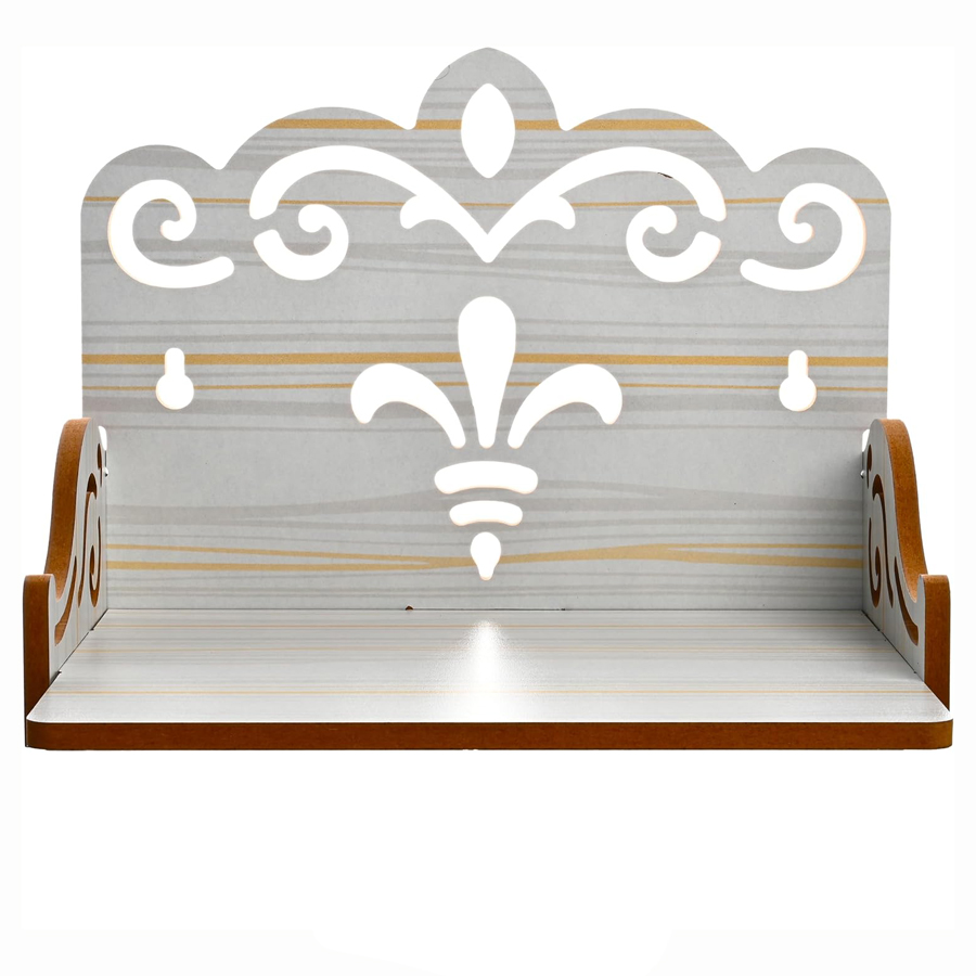 Custom God Stand Shelf Wood Pooja Temple Mandir Idols Decoration for Home and Office